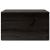 Cutie din lemn cu capac negru 40x30x23 cm lemn masiv de pin GartenMobel Dekor