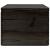 Cutie din lemn cu capac negru 40x30x23 cm lemn masiv de pin GartenMobel Dekor
