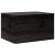 Cutie din lemn cu capac negru 40x30x23 cm lemn masiv de pin GartenMobel Dekor
