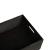 Cutie din lemn cu mânere negru 40x30x13 cm lemn masiv de pin GartenMobel Dekor