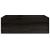 Cutie din lemn cu mânere negru 40x30x13 cm lemn masiv de pin GartenMobel Dekor