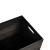 Cutie din lemn cu mânere negru 40x30x23 cm lemn masiv de pin GartenMobel Dekor