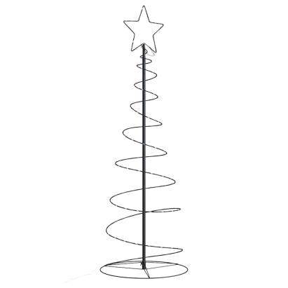 Con de lumină pentru brad de Crăciun 100 LED-uri alb cald 150cm GartenMobel Dekor