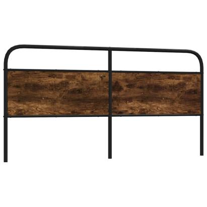 Tăblie stejar afumat 180 cm oțel și lemn prelucrat GartenMobel Dekor