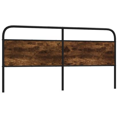 Tăblie stejar afumat 190 cm oțel și lemn prelucrat GartenMobel Dekor