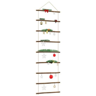 Decorație de perete în formă de scară 50x150 cm crengă naturală GartenMobel Dekor