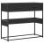 Măsuță consolă, negru, 90x35x80 cm, lemn prelucrat GartenMobel Dekor