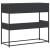 Măsuță consolă, negru, 90x35x80 cm, lemn prelucrat GartenMobel Dekor