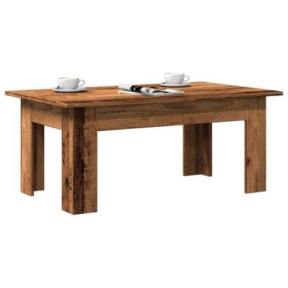 Măsuță de cafea, Lemn vechi, 100 x 60 x 42 cm, PAL GartenMobel Dekor