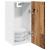 Dulap suspendat, lemn vechi, 30x31x60 cm, lemn prelucrat GartenMobel Dekor