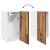 Dulap suspendat, lemn vechi, 30x31x60 cm, lemn prelucrat GartenMobel Dekor