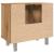 Dulap pentru baie stejar artizanal, 60x32x53,5cm lemn prelucrat GartenMobel Dekor