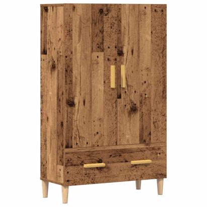Dulap înalt, lemn vechi, 70x31x115 cm, lemn compozit GartenMobel Dekor