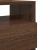 Noptiere 2 buc cu 2 sertare Stejar maro 40x33x60 cm GartenMobel Dekor