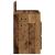 Noptiera cu 2 sertare din lemn vechi 40x33x60 cm GartenMobel Dekor