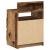Noptiere 2 buc cu 2 sertare Lemn vechi 40x33x60 cm GartenMobel Dekor