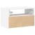 Noptiere de perete, 2 buc., alb, 45x26x28,5 cm GartenMobel Dekor