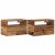 Noptiere de perete, 2 buc., Lemn vechi, 45x26x28,5 cm GartenMobel Dekor