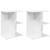 Noptiere 2 buc Alb 46,5x29x61 cm Lemn prelucrat GartenMobel Dekor
