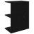 Noptiera Stejar negru 46,5x29x61 cm Lemn prelucrat GartenMobel Dekor