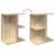 Noptiere 2 buc Stejar Sonoma 46,5x29x61 cm Lemn prelucrat GartenMobel Dekor