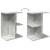 Noptiera gri beton 46,5x29x61 cm Lemn prelucrat GartenMobel Dekor