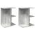 Noptiere 2 buc Beton Gri 46,5x29x61 cm Lemn prelucrat GartenMobel Dekor