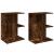 Noptiere 2 buc Stejar afumat 46,5x29x61 cm Lemn prelucrat GartenMobel Dekor