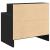 Noptiera cu sertar stejar negru 51x31x47 cm GartenMobel Dekor