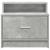 Noptiera cu sertar gri beton 51x31x47 cm GartenMobel Dekor
