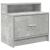 Noptiere cu sertar 2 buc gri beton 51x31x47 cm GartenMobel Dekor