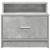 Noptiere cu sertar 2 buc gri beton 51x31x47 cm GartenMobel Dekor