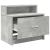 Noptiere cu sertar 2 buc gri beton 51x31x47 cm GartenMobel Dekor