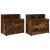 Noptiere cu sertar 2 buc stejar afumat 51x31x47 cm GartenMobel Dekor