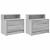 Noptiere cu sertar 2 buc Gri Sonoma 51x31x47 cm GartenMobel Dekor