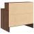 Noptiera cu sertar Stejar maro 51x31x47 cm GartenMobel Dekor