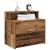 Noptiera cu sertar lemn vechi 51x31x47 cm GartenMobel Dekor