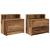 Noptiere cu sertar 2 buc lemn vechi 51x31x47 cm GartenMobel Dekor