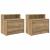 Noptiere cu sertar 2 buc Stejar artizanal 51x31x47 cm GartenMobel Dekor