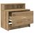 Noptiere cu sertar 2 buc Stejar artizanal 51x31x47 cm GartenMobel Dekor