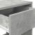 Noptiera cu sertar gri beton 35x34x66,5 cm GartenMobel Dekor