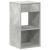 Noptiera cu sertar gri beton 35x34x66,5 cm GartenMobel Dekor
