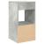 Noptiere cu sertar 2 buc gri beton 35x34x66,5 cm GartenMobel Dekor
