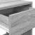Noptiera cu sertar Gri Sonoma 35x34x66,5 cm GartenMobel Dekor