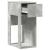Suport turn computer cu sertar gri beton 30x44x74 cm GartenMobel Dekor