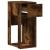 Suport turn pentru computer cu sertar Stejar afumat 30x44x74 cm GartenMobel Dekor