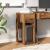 Suport turn pentru computer cu sertar lemn vechi 30x44x74 cm GartenMobel Dekor