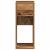 Suport turn pentru computer cu sertar lemn vechi 30x44x74 cm GartenMobel Dekor