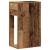 Suport turn pentru computer cu sertar lemn vechi 30x44x74 cm GartenMobel Dekor
