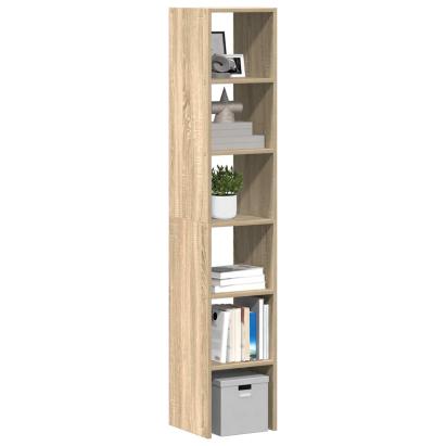 Biblioteci 2 buc Stejar Sonoma stivuibile Lemn prelucrat GartenMobel Dekor